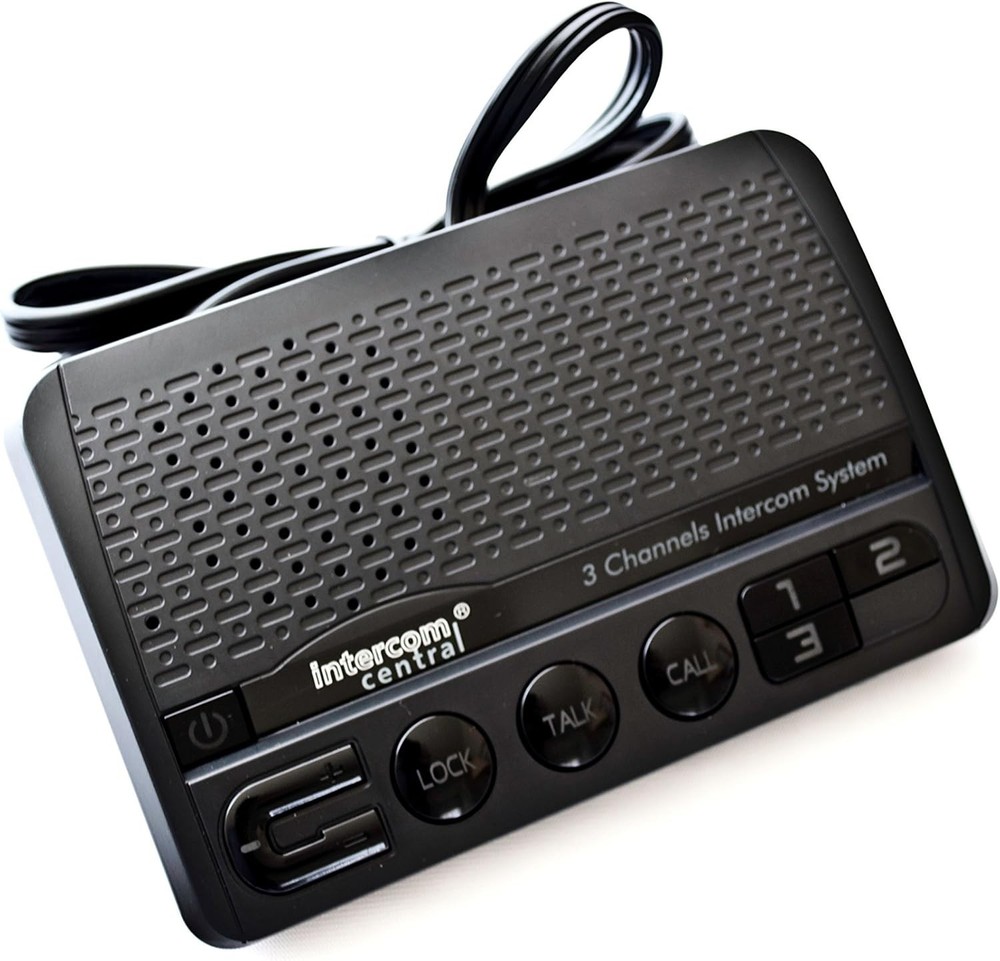 Intercom Central® GROUND wire Power-line 3 CHANNELS White3Units, white