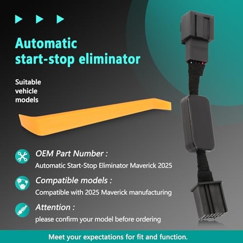 Auto Start Stop Eliminator Engine System Harness Cable fits Maverick 2022 2023