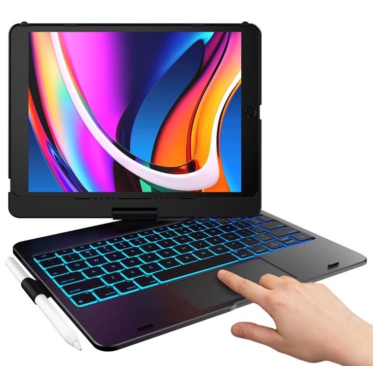 typecase Touch iPad 9th Generation Case with Keyboard (10.2", 2021), Multi-Touch