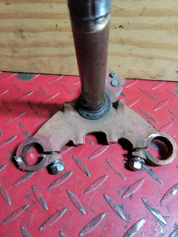1964 Suzuki K10 80cc Lower Triple Tree Assembly