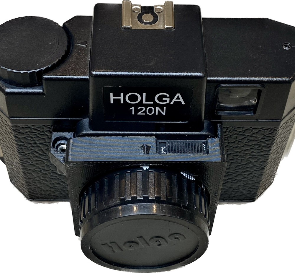 Shutter Release Cable Adapter & Button Extender for Holga 120 Camera