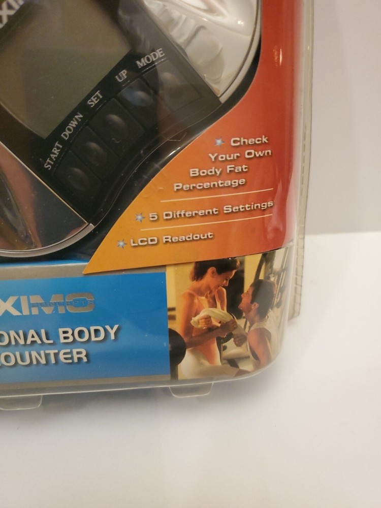 Handheld Body Fat Analyzer 8 User Memory Maximo Concepts Sakar
