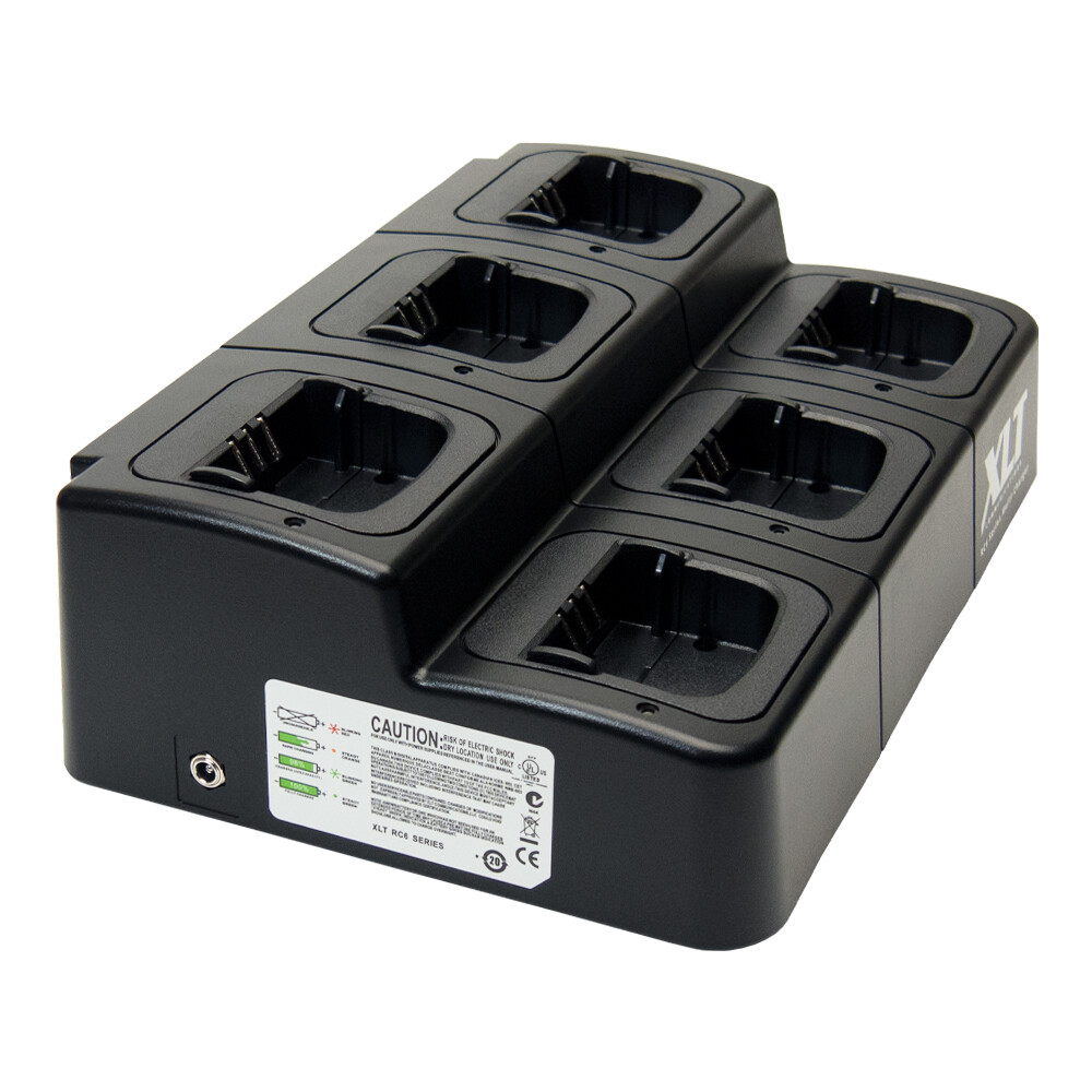 XLT 6-Unit Multi-Charger For Motorola CP200d Radios