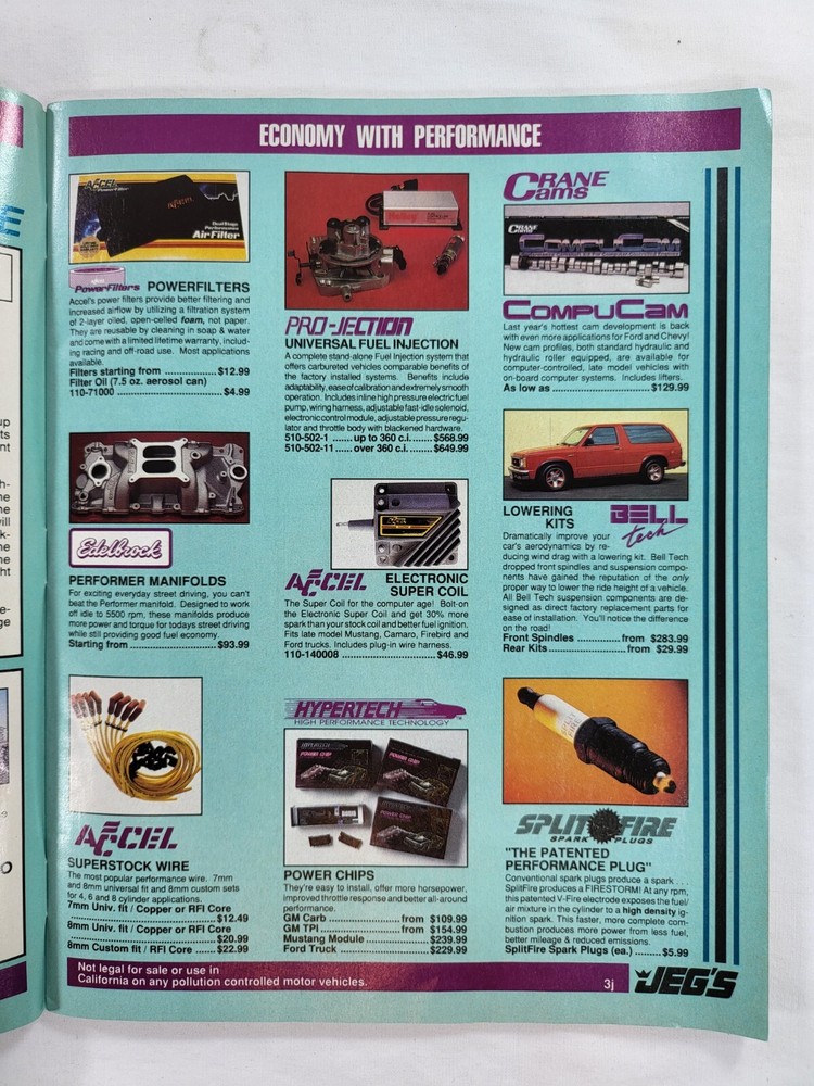 1991 JEG'S Spring High Performance Automotive Catalog - Genuine