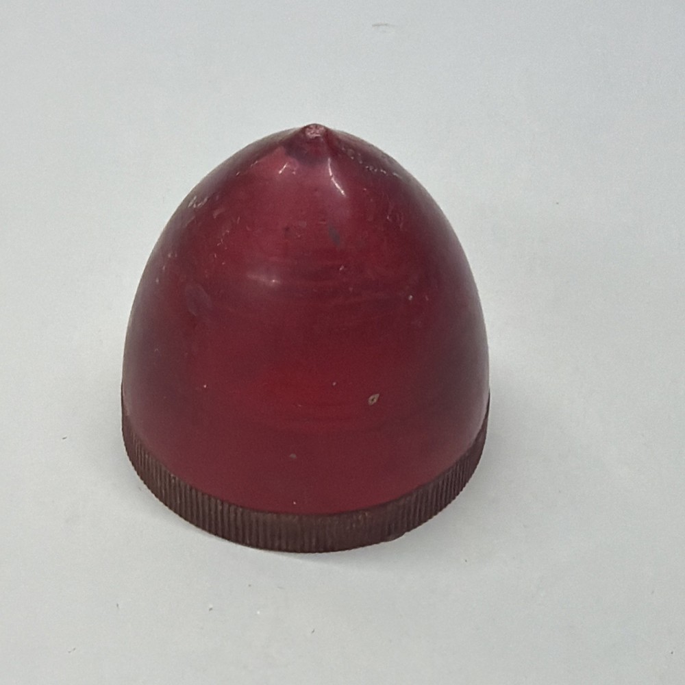 VINTAGE ASHFLASH "EXPLORER" SPOTLIGHT / LANTERN BRIGHT RED REPLACEMENT LENS CAP