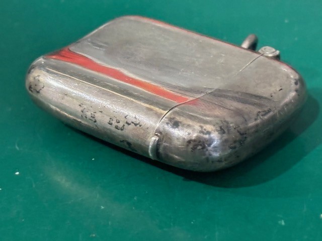 Antique Joseph Gloster Silver Vesta Matchsafe w Hallmarks