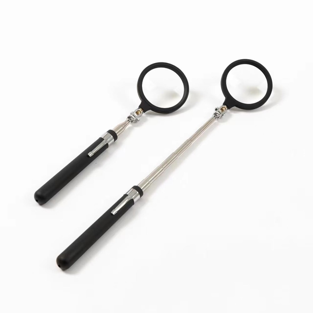 Telescopic Folding Handheld Magnifying Glass, 5X Large Rectangle Reading Magn...