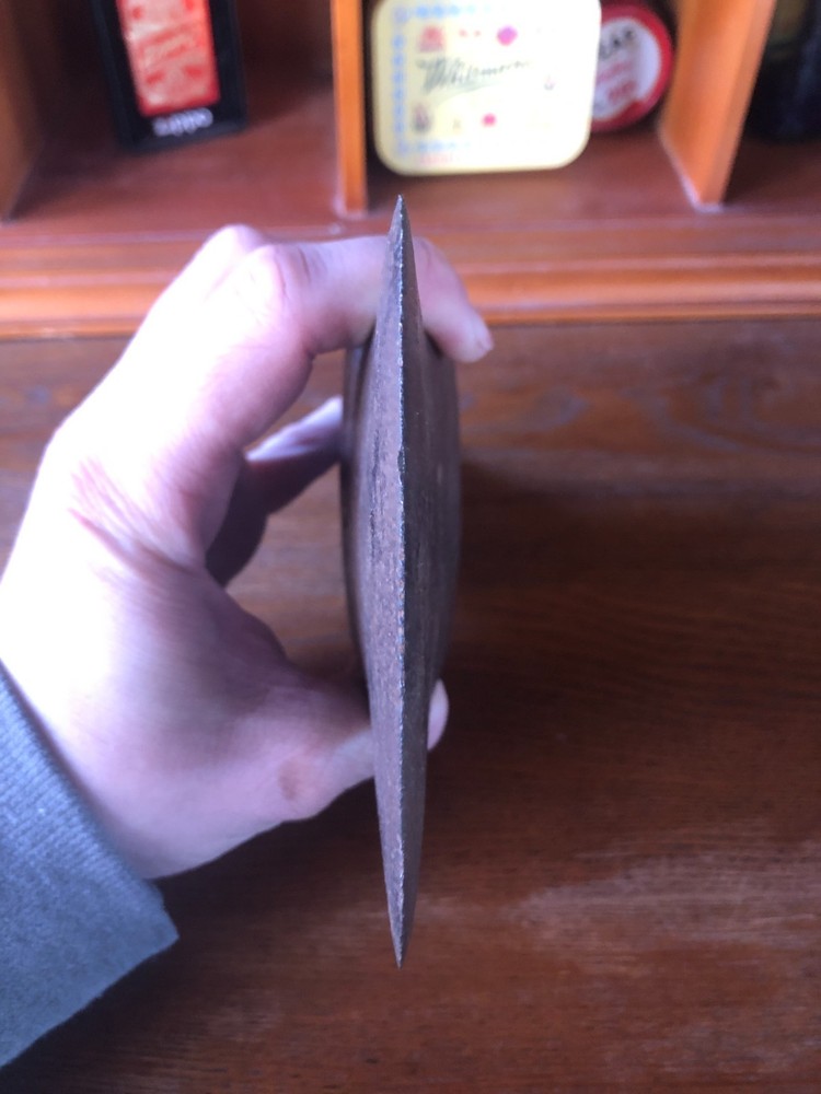 Vintage WARREN Script Fireman's Axe Head 2.75 lbs Antique Hatchet Man Cave Tool