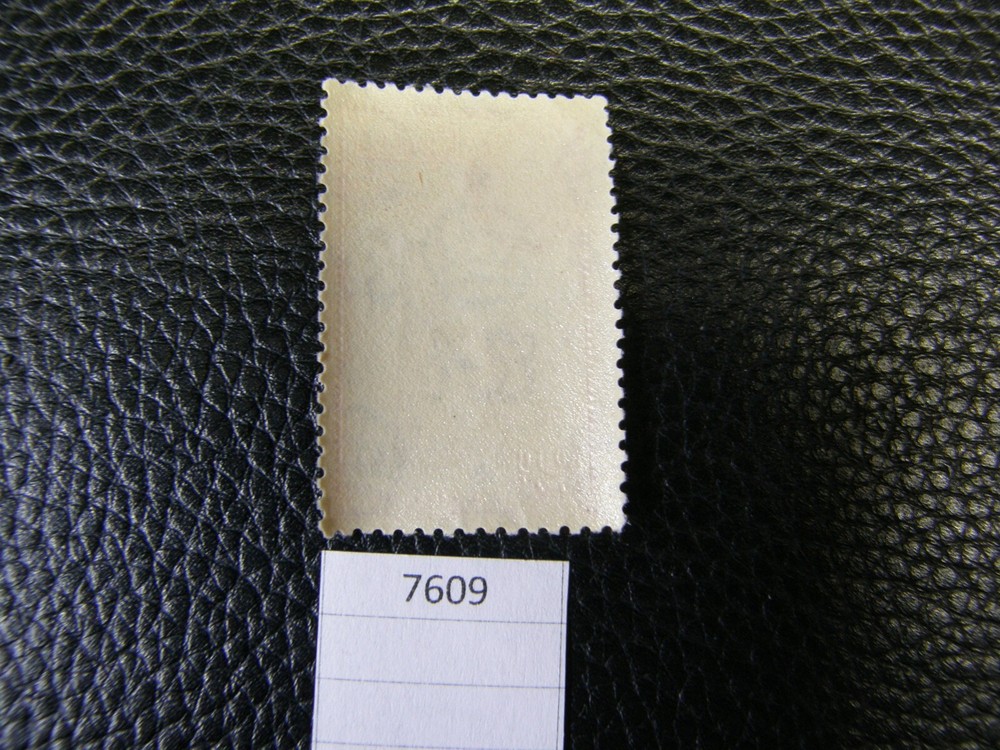 7609) One: 2c King George VI Tapping Rubber Postage Stamp