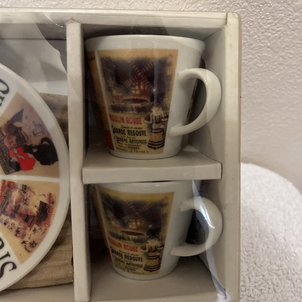 Paris 2 Pc Cappuccino Set