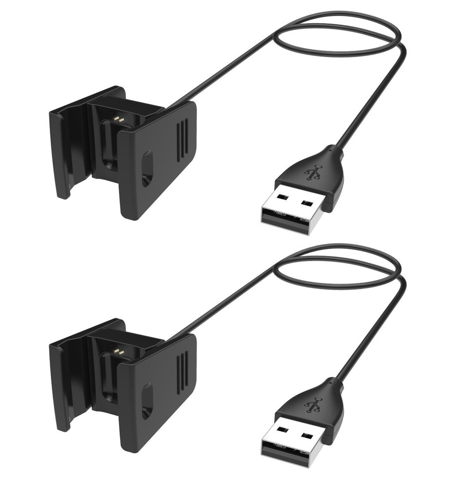 2PCS USB CHARGING CABLE Replacement Accessories Charger For FITBIT CHARGE 2 2016