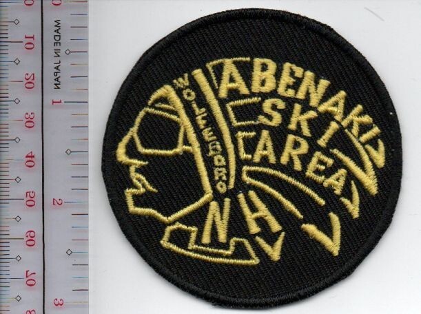 Skiing Abenakis Ski Area Patch NO TARIFF