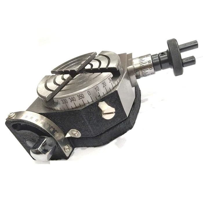 Tilting Rotary Table 3"80MM With Round Vice 3" & T-Nut