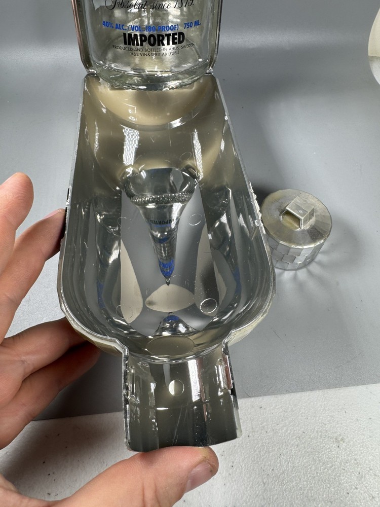 Absolut Vodka Limited Edition Mirror Bottle Gift Pack – Empty Display Case