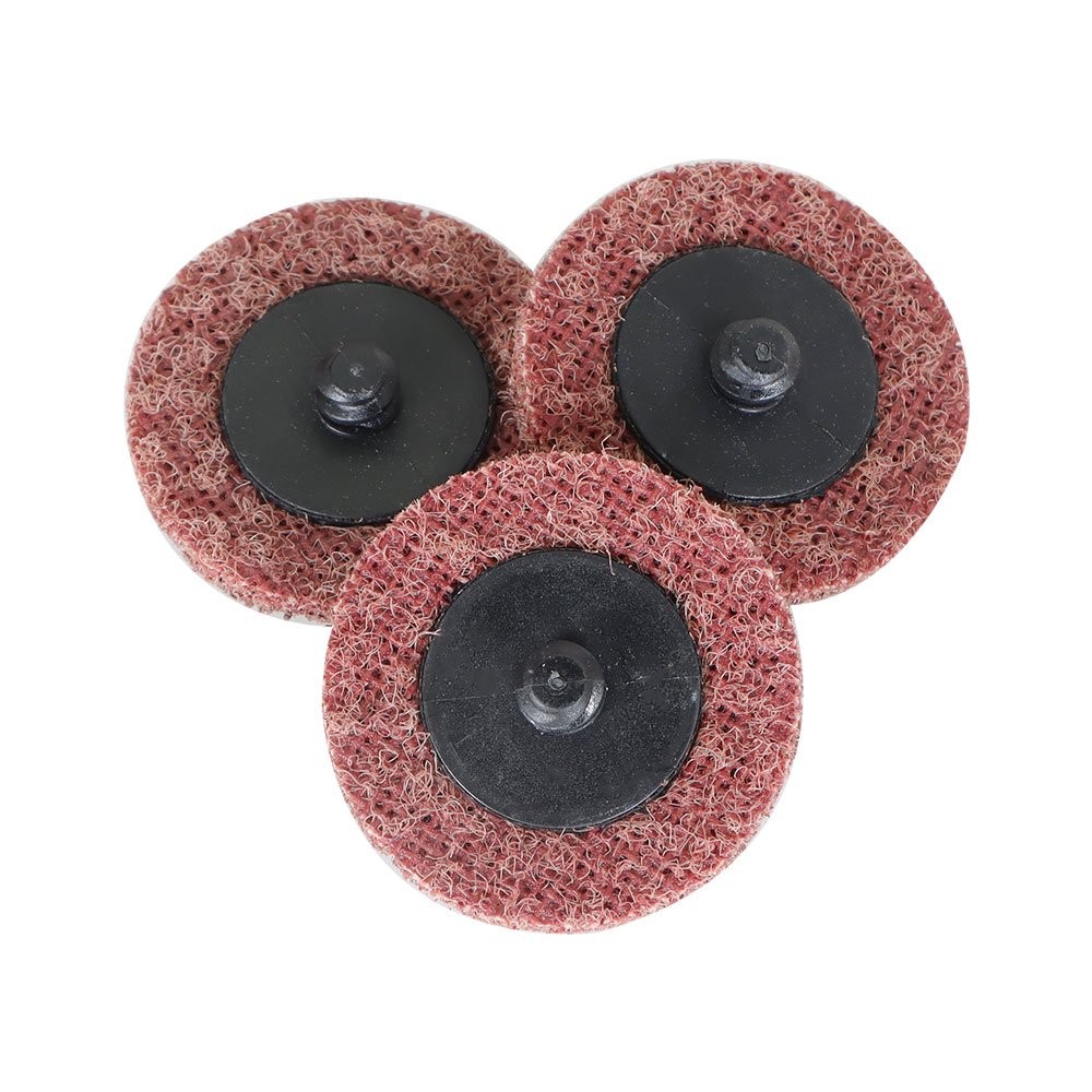 2" Medium Surface Conditioning Discs Roll Lock Die Grinder Sanding Pads 50 Pcs