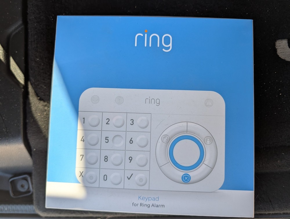 Ring Keypad for Ring Alarm Home Security System, White
