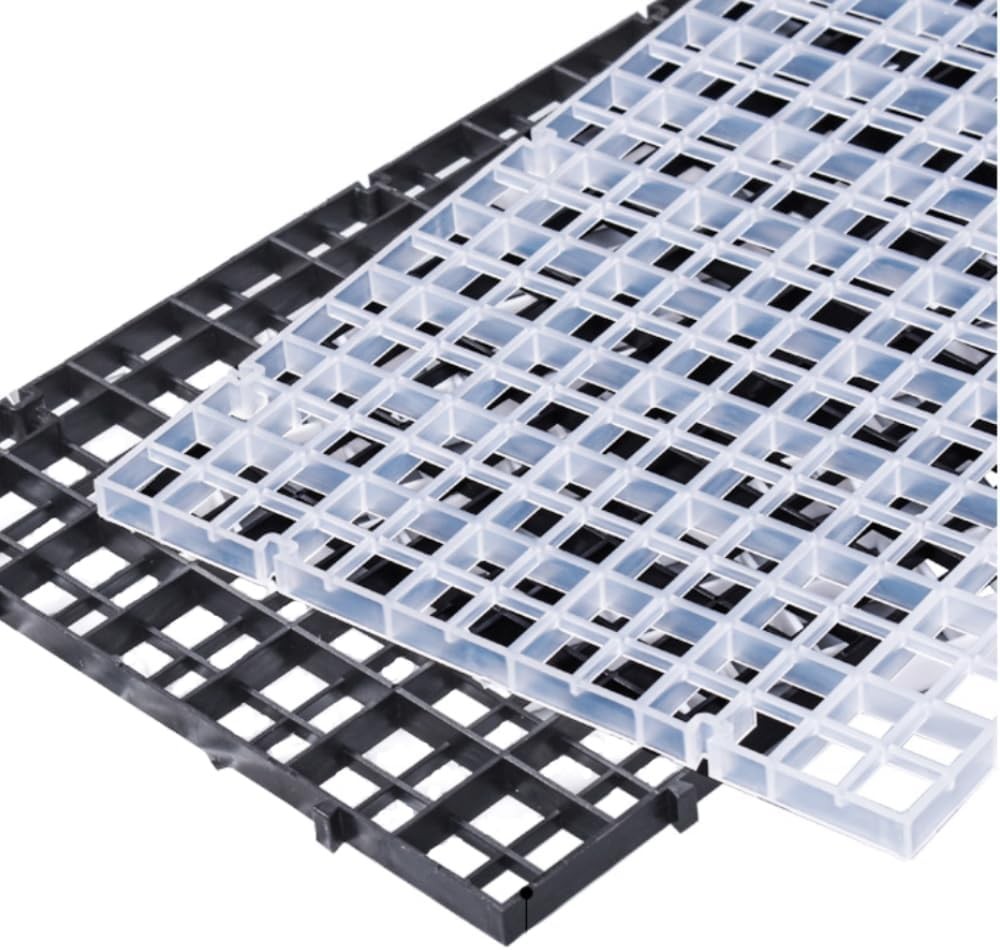 Plastic Aquarium Divider Grid, Egg Crate Filter Tray for Fish Tanks