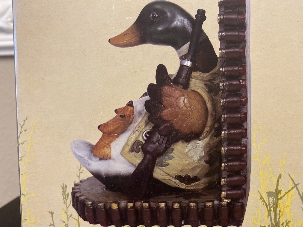 Classic Hunting Ducks Bookends Cracker Barrel New Open Box