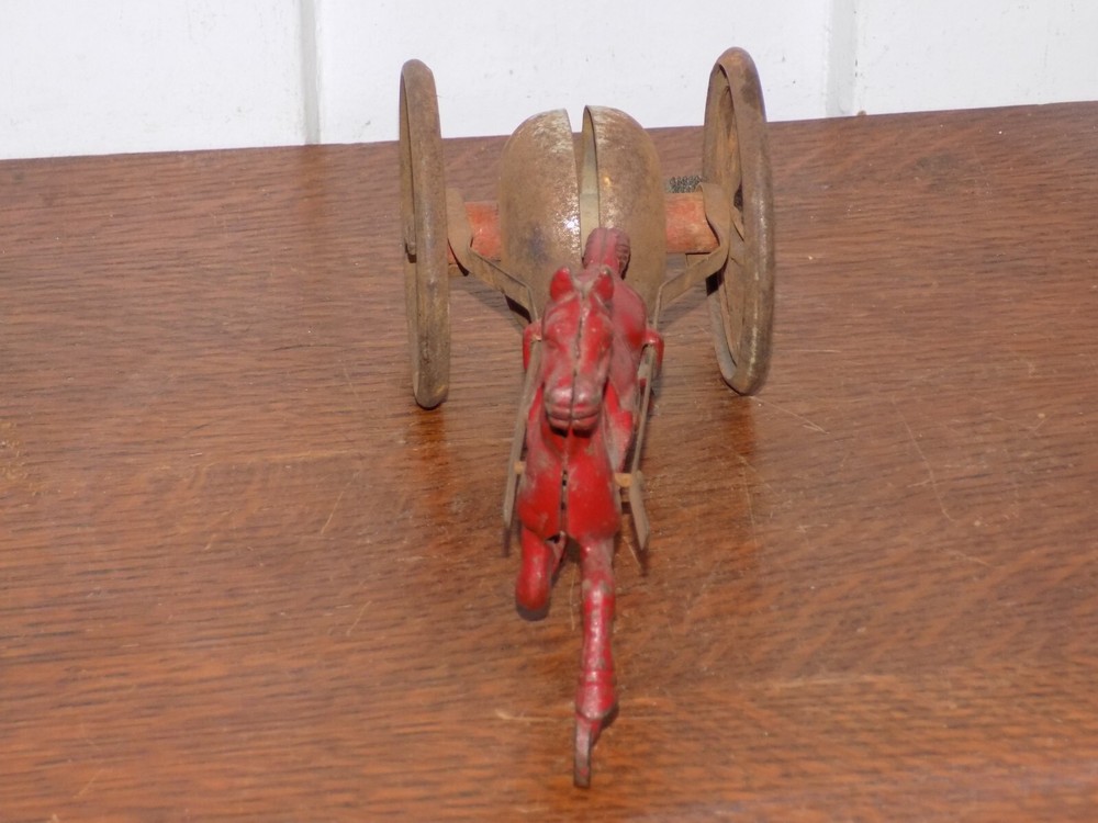 Vintage Horse and Bell Pull Toy