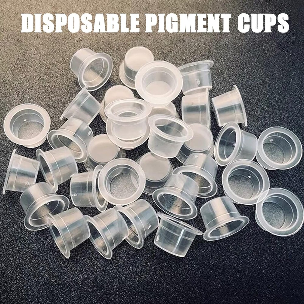Disposable Small Ink Cups - 1000 Pcs, Microblading & Permanent Makeup...