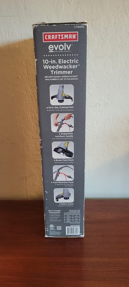 Craftsman Evolv 10" Electric Weedwacker Trimmer