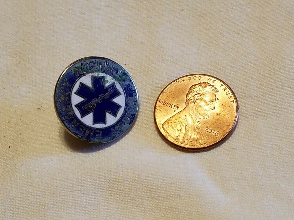 Antique Emergency Medical Technician Pinback