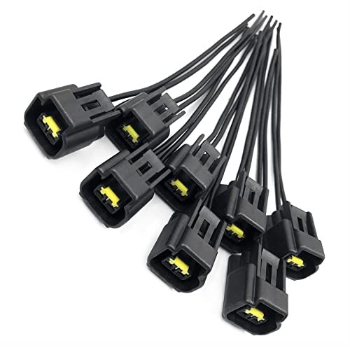8pcs Ignition Coil Connector Plug Pigtail Harness with Wires Compatible with