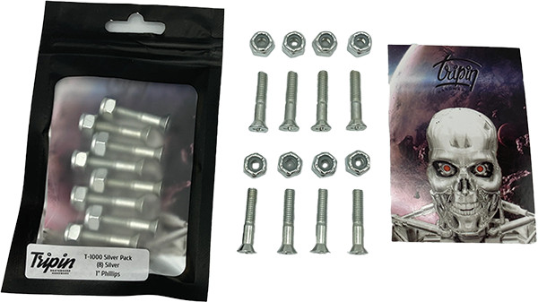 TRIPIN HARDWARE SET PH 1" T-1000S SILVER