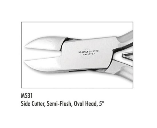 TAMSCO, Side Cutter, Semi-Flush, Oval Head 5"