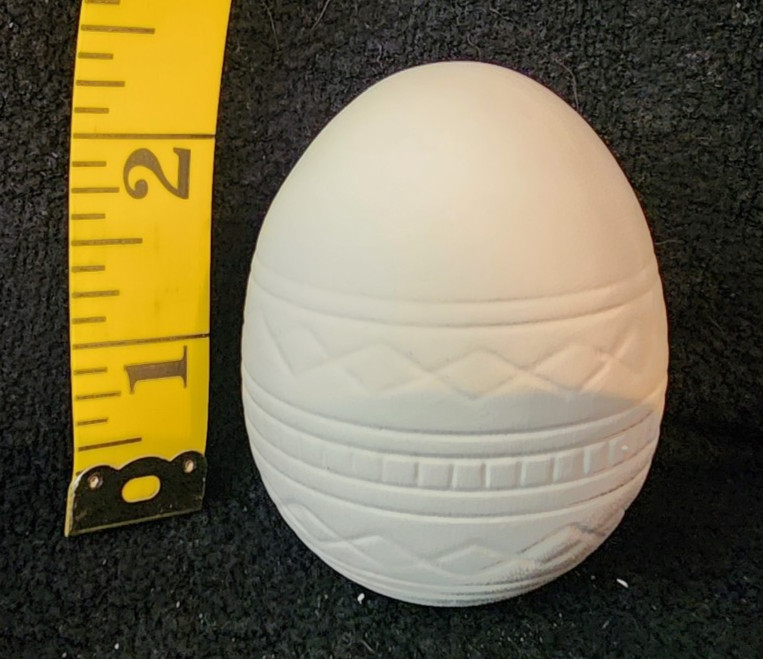 Ready to Paint Ceramic Bisque Decorative Easter Egg