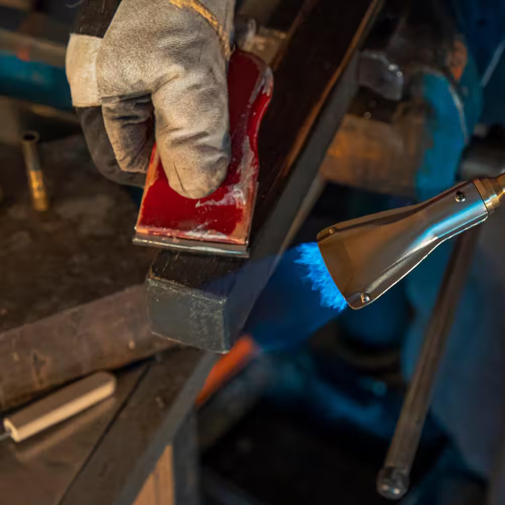 Multi-Torch Brass Interchangeable Flat Flame Burner Tip (Fuel Not Included)