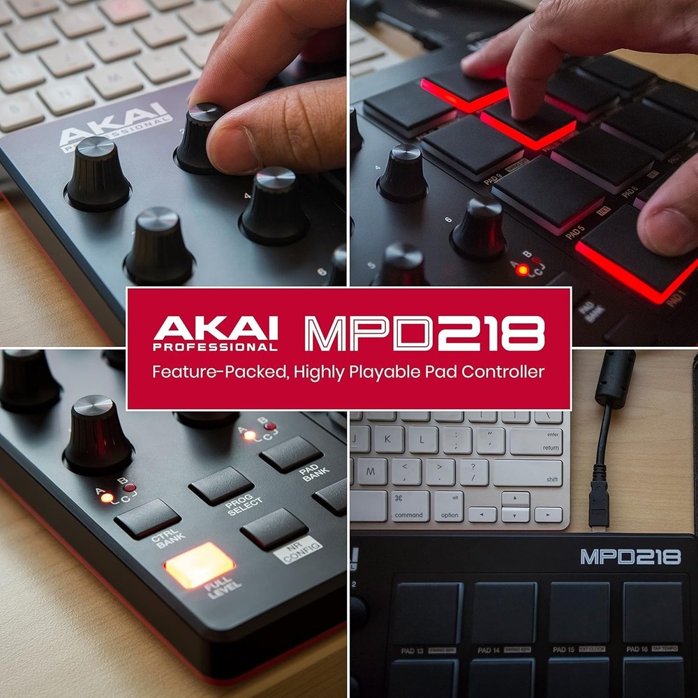 Akai Professional Mpd218 - Production Software Included