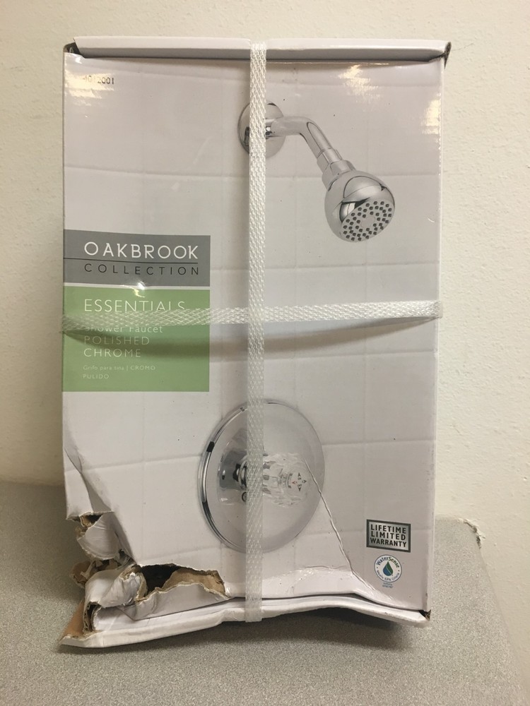 Oakbrook Collection 1-Handle Chrome Shower Faucet