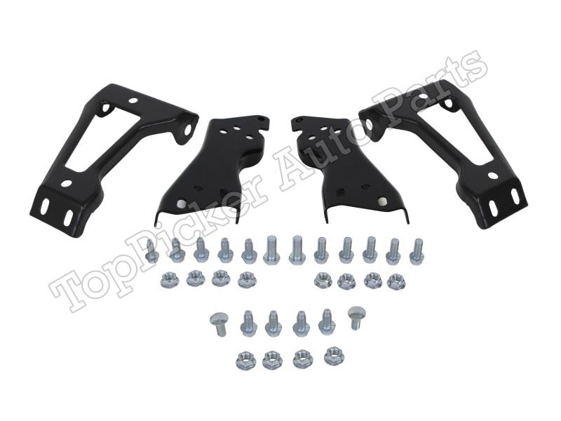 For 1999-2007 SILVERADO 1500 Fleetside REAR BUMPER INNER OUTER BRACKET 2PCS