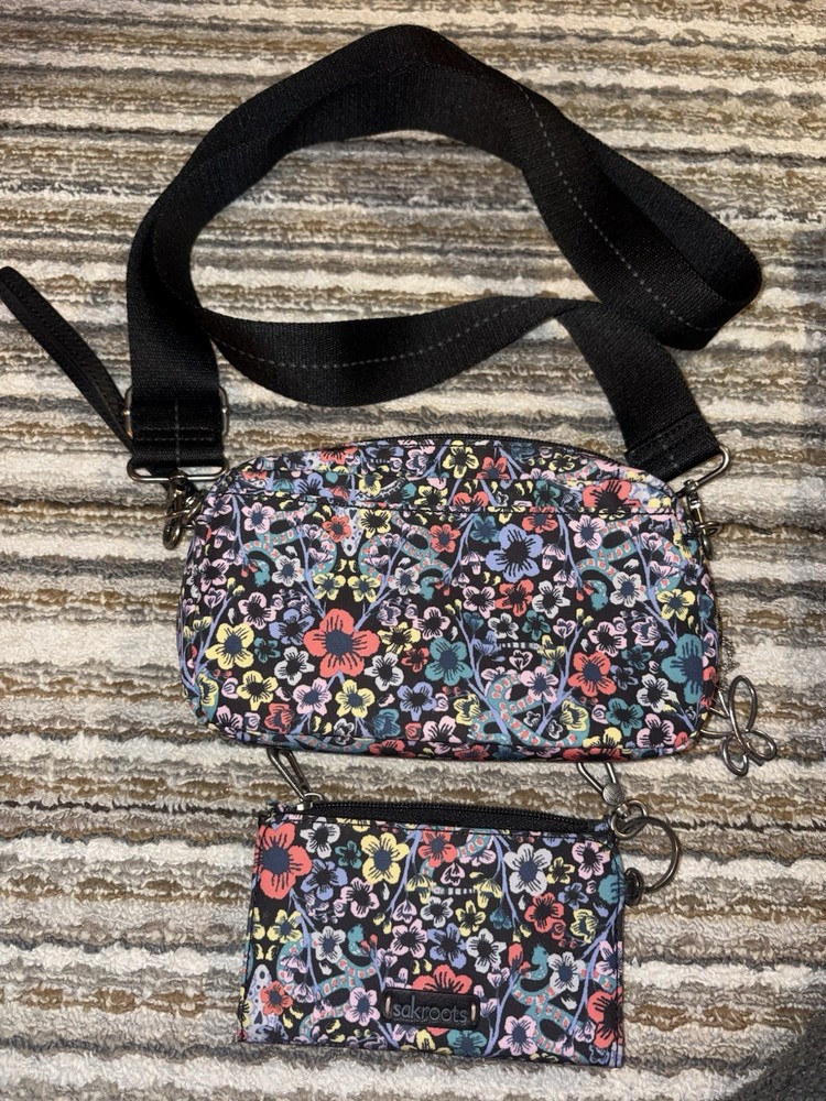 Sakroots Crossbody Wallet Set