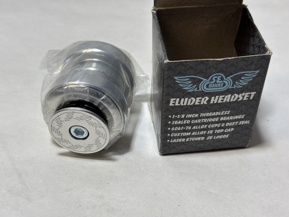 SE BIKES Eluder Threadless Silver Headset 4673