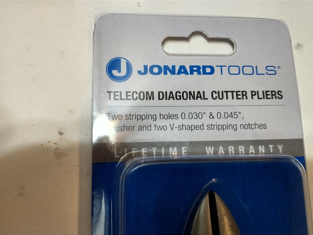 Jonard JIC-7858 Telecom Diagonal Cutter Plier