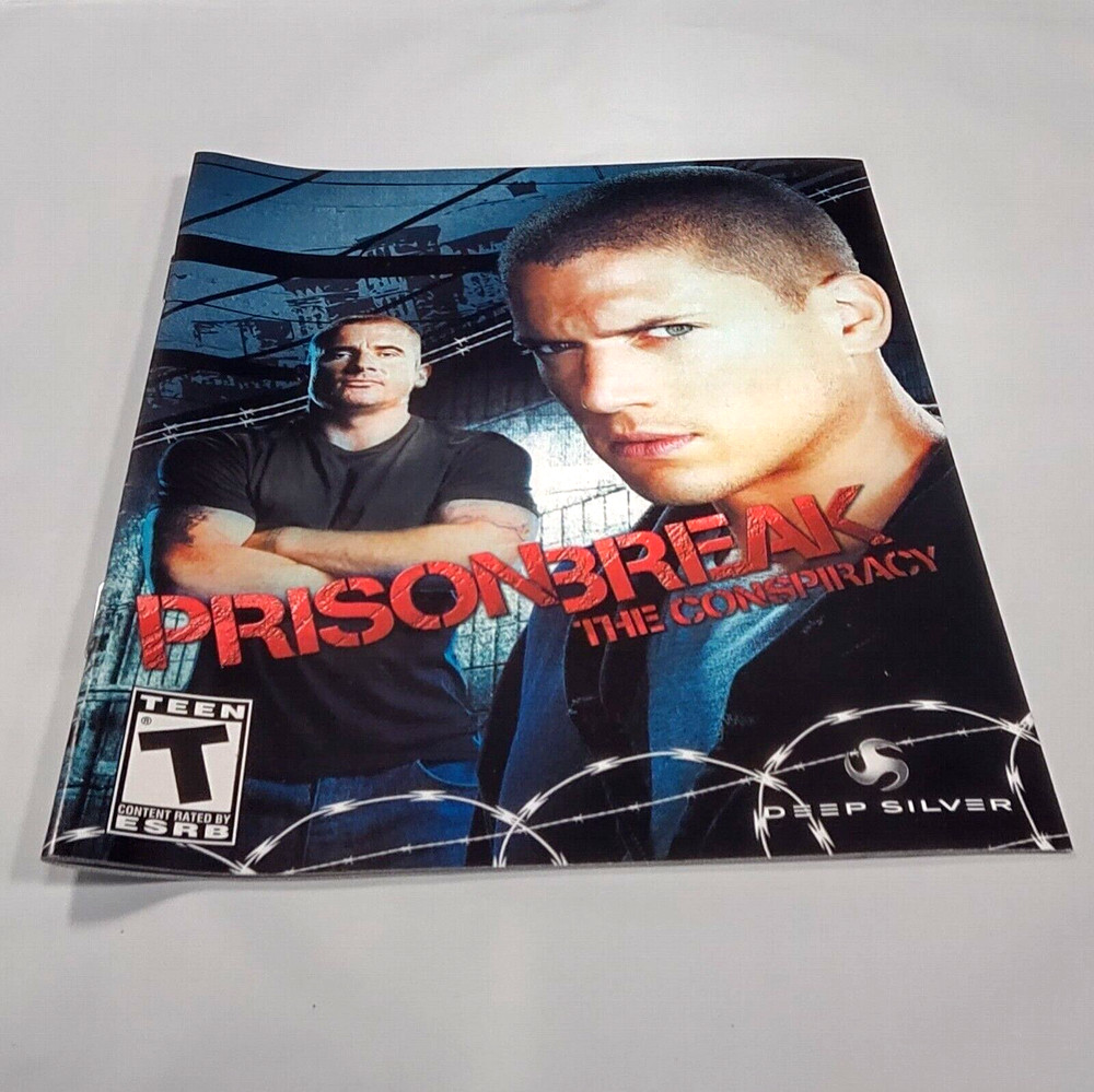 Prison Break The Conspiracy Manual Instruction Booklet ONLY!!! PS3
