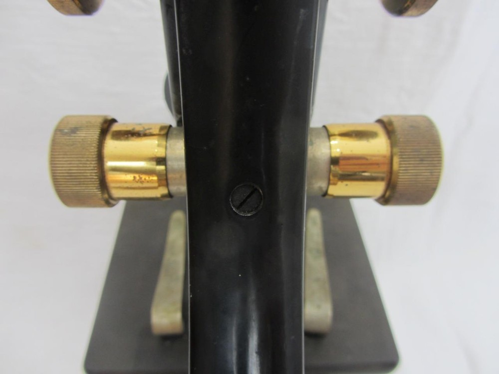 Watson London Brass/Enamel Service Compound Microscope #63016 c1937 (Cased)