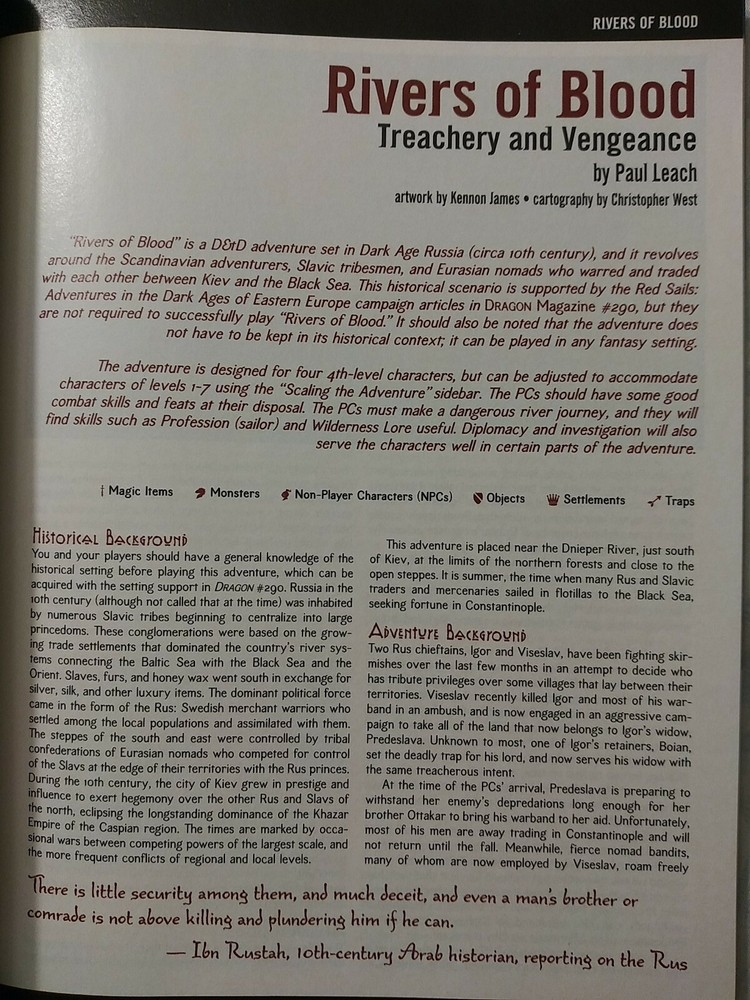 Dungeons & Dragons Lot Red Sail Campaign Setting