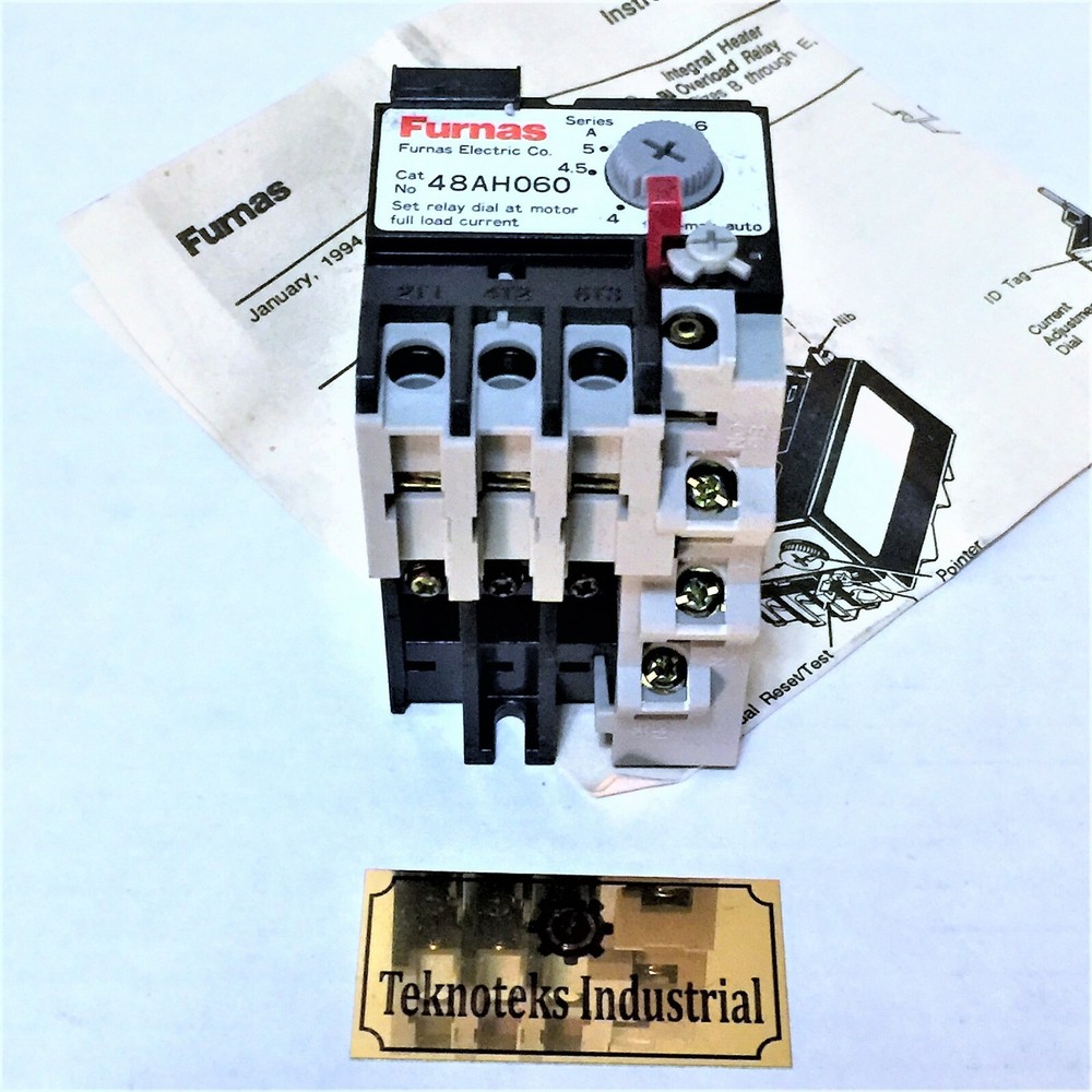 FURNAS 48AHO60 / 4A - 6A ADJUSTABLE OVERLOAD RELAY