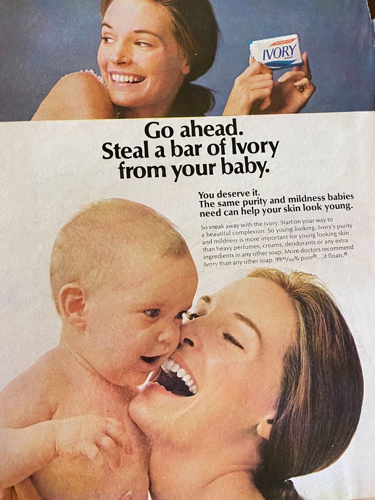 Ivory Soap, Full Page Vintage Print Ad