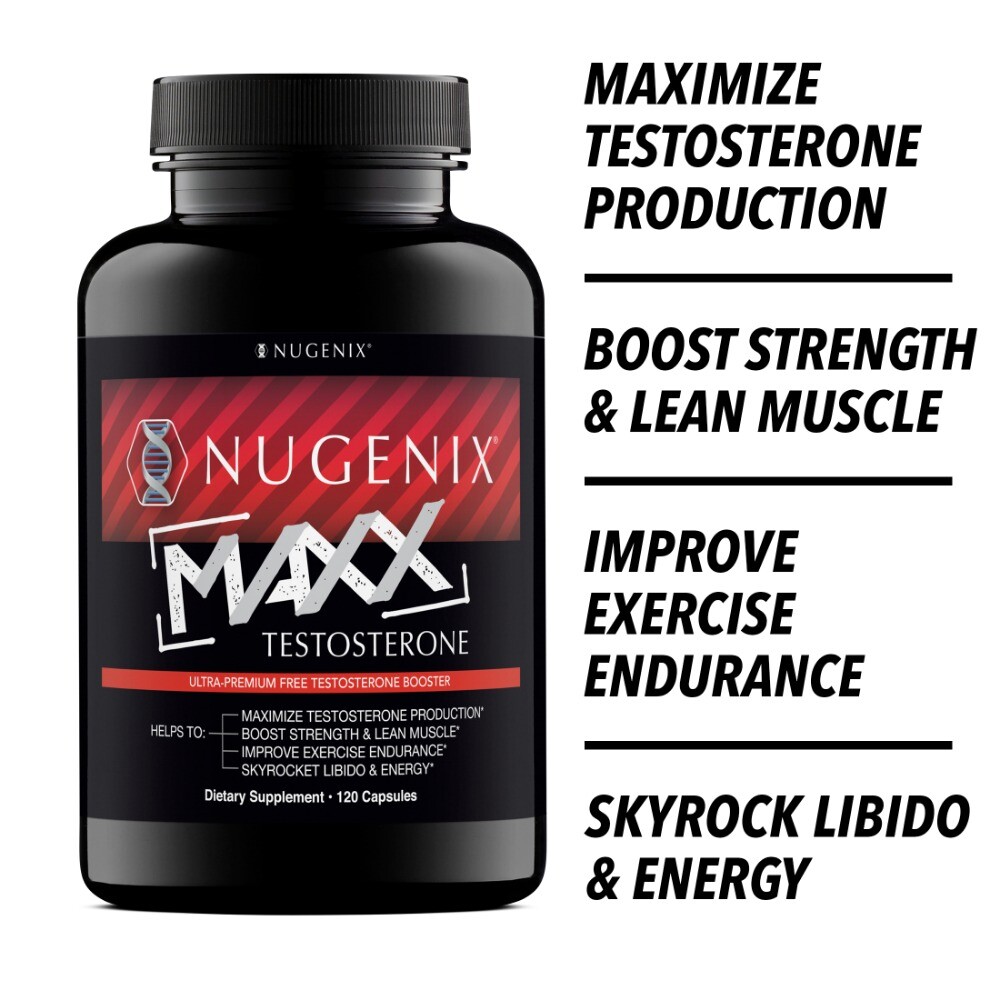 Maxx Maximum Testosteron Boost Capsules Improve Strength Endurance Lean Muscle