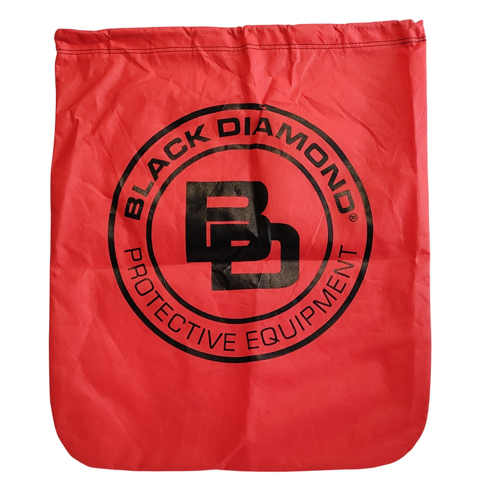 Black Diamond Protective Equipment Storage Stash Bag Red Drawstring 23" x 20”
