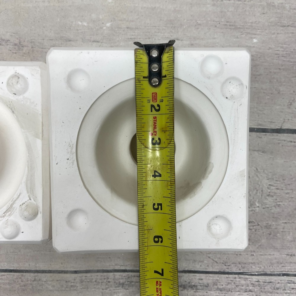 Vintage 1995 Boothe Mold Ceramic Casting Mold Plain Dip Insert #1068