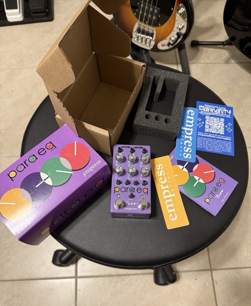 Empress Effects Bass ParaEQ Parametric Equalizer and Boost Pedal