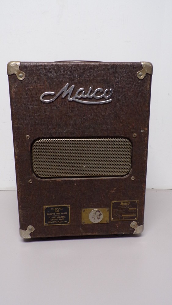 Vintage Maico Audiometer Model F-1 Tube Powered Untested
