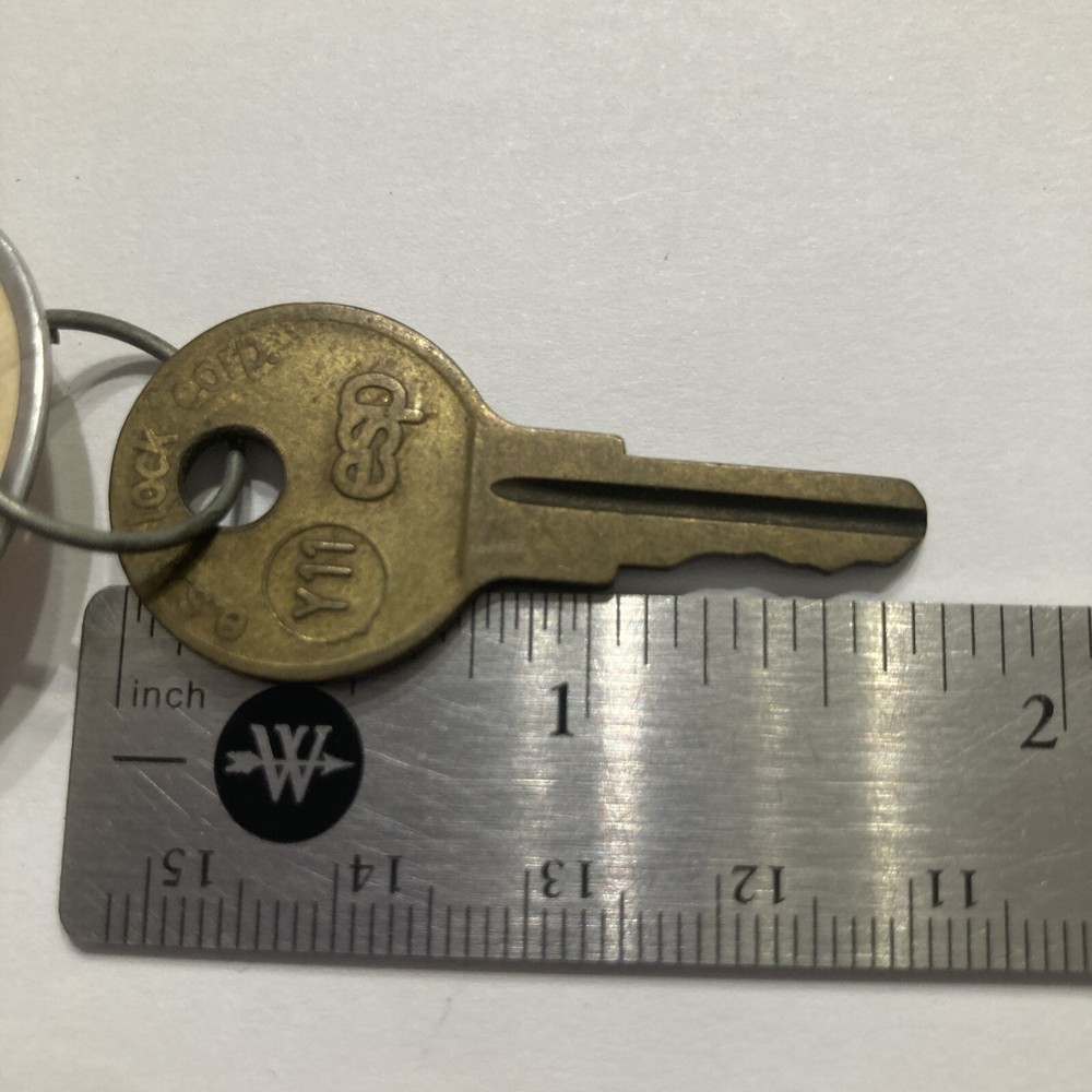 Vintage Kennedy Tool Box Key Brass ESP Y11