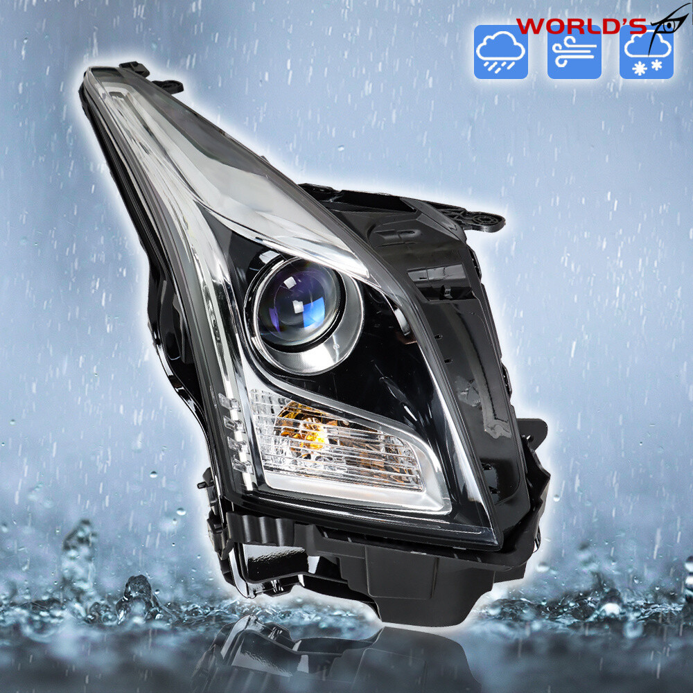 For Cadillac ATS 2013-2018 Headlights Halogen Assembly Projector Left+Right Side