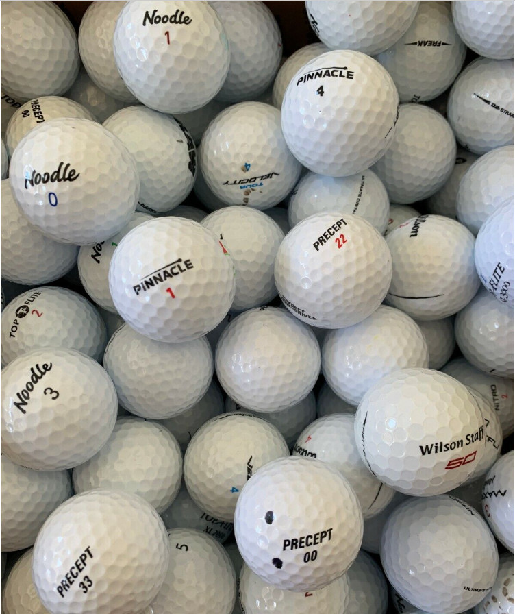 25 AAA - AAAAA Mint Condition Used Golf Balls Assorted Brands